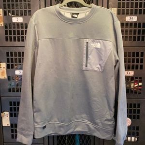 North face fleece crew